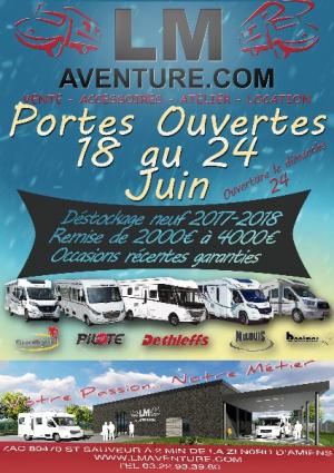 Portes Ouvertes du 18 au 24 Juin 2018